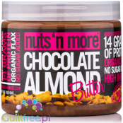 Nuts' n More Chocolate Almond Butter No Sugar Added with Xylitol and Whey Protein