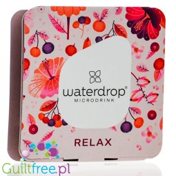 Waterdrop Relax (Hibiskus, Aronia, Acerola) - microdrink w kostkach bez cukru i sztucznych słodzików