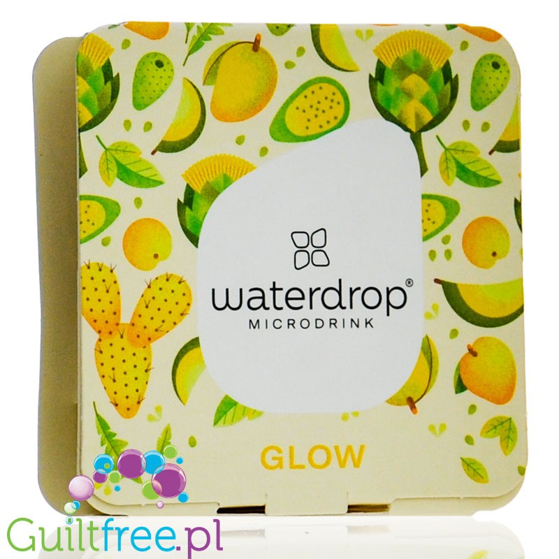 Waterdrop Glow (Mango, Prickly pear, Artichoke) sugar free instant cubes drink