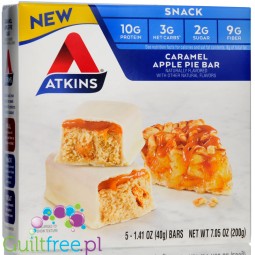 Atkins Snack Caramel Apple Pie BOX of  5 BARS