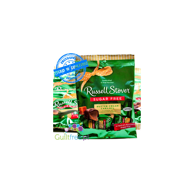 Russell Stover Sugar Free Peg Bag Candy, Butter Cream Caramels 