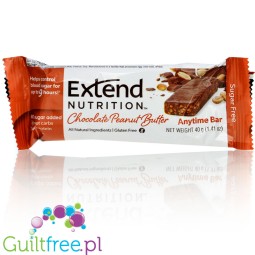 Extend Nutrition, AnytimeBar, Chocolate Peanut Butter - Chocolate bar protein with peanuts with low glycemic index