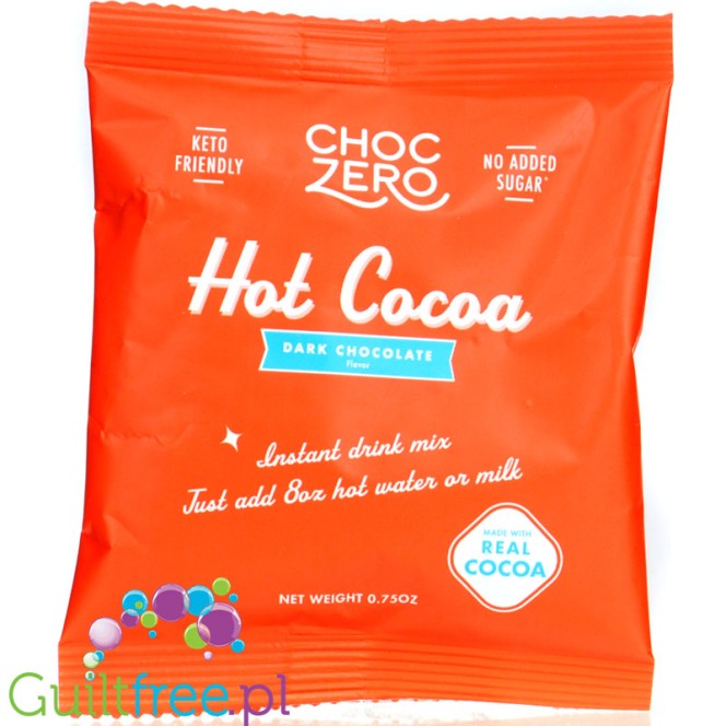 Choc Zero Hot Cocoa Dark Chocolate 20g