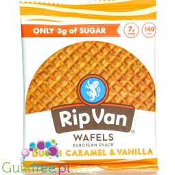 Rip Van Wafels Dutch Caramel & Vanilla 140kcal No Sugar Added