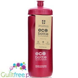 SmartShake EkoBottle Squeeze, Deep Rose 500ml - bidon / butelka na wodę z ekologicznego tworzywa sztucznego