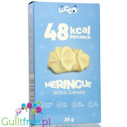 Locco Meringue Natural - sugar free crispy meringues with erythritol, 1kcal per pc