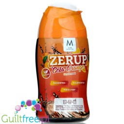 More Nutrition Zerup Cola Orange na 8L - skoncentrowany syrop do wody bez cukru i kalorii, Cola & Pomarańcza