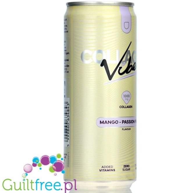 Collagen Vibe Mango & Passionfriut - napój  z kolagenem i witaminami B, zero kcal, Mango & Marakuja