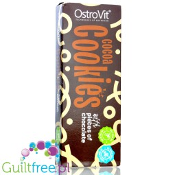 Ostrovit Cookies with Chocolate Pieces - ciastka z kawałkami czekolady bez dodatku cukru