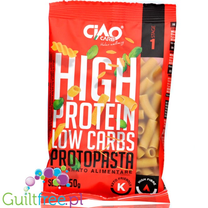 Ciao Carb High Protein ProtoPasta 50g alimentare ad elevato contenuto proteico