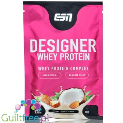 ESN Designer Whey Almond Coconut, protein powder WPI, WPC & WPH, 30g single sachet