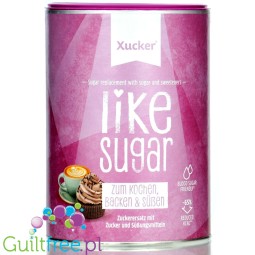 Xucker Like Sugar - sweetener with erythritol for baking and caramelizing, 65% less calories than sugar