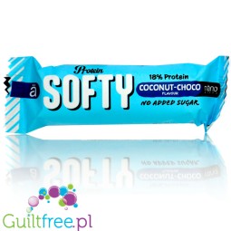 Nano Ä Protein Softy Bar Coconut Choco - baton białkowy bez cukru 130kcal, Kokos Czekolada