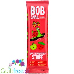 Bob Snail Roll Fruit-apple with strawberry snack with no added sugar 14g