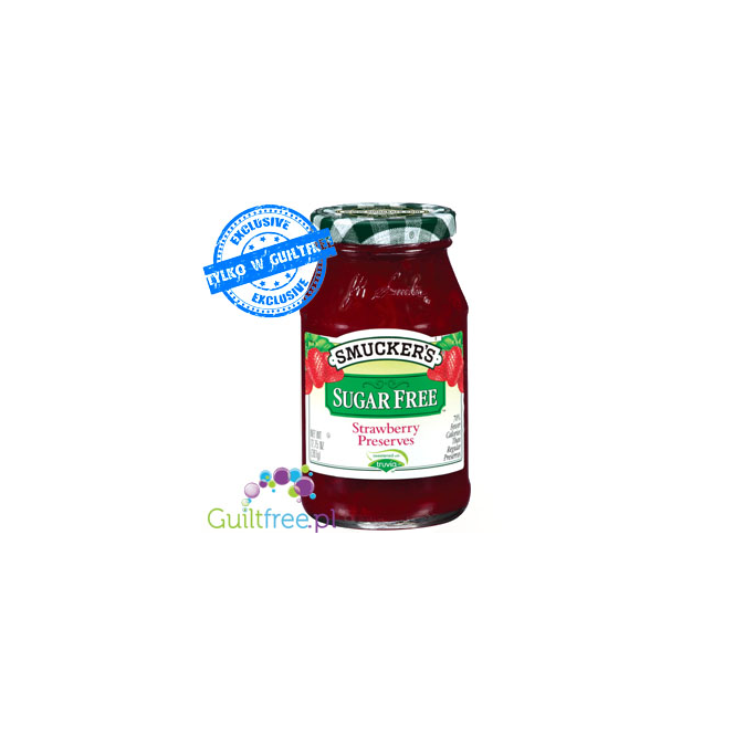 Smucker's Sugar Free Strawberry Preserves Naturally Sweetened with Truvia