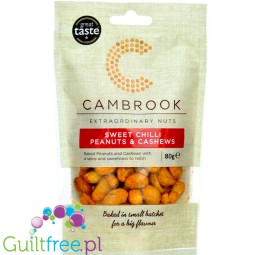 Cambrook Sweet Chilli Peanuts & Cashews 80g - keto snack