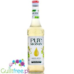 Monin Pure Non Sucré sugar free syrup, Green Apple 0,7L UE