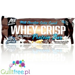 Whey Crisp Milk Chocolate - mega chrupiący baton proteinowy 15g białka