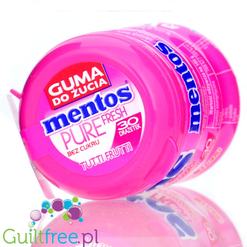 Mentos Gum, Gum Dark Fresh Cherry 30 Pieces, Mentos Chewing Gum, Mentos  Candy