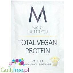 More Nutrition Total Vegan Protein Vanilia 25g - wegańska odżywka o smaku waniliowym