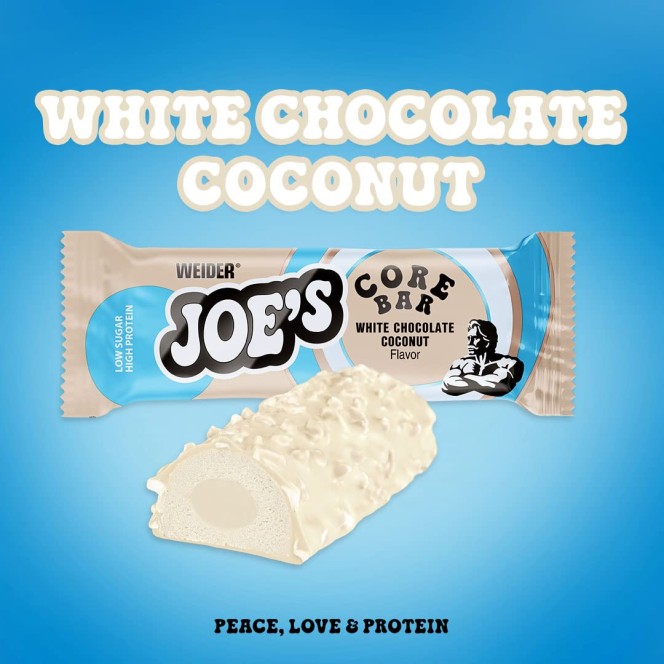 Weider Joe's Core Bar White Chocolate Coconut 45g