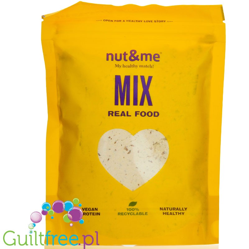 Nut & Me Mix Real Food Pizza base - wegańska pizza proteinowa low carb z quinoa, mieszanka do wypieku