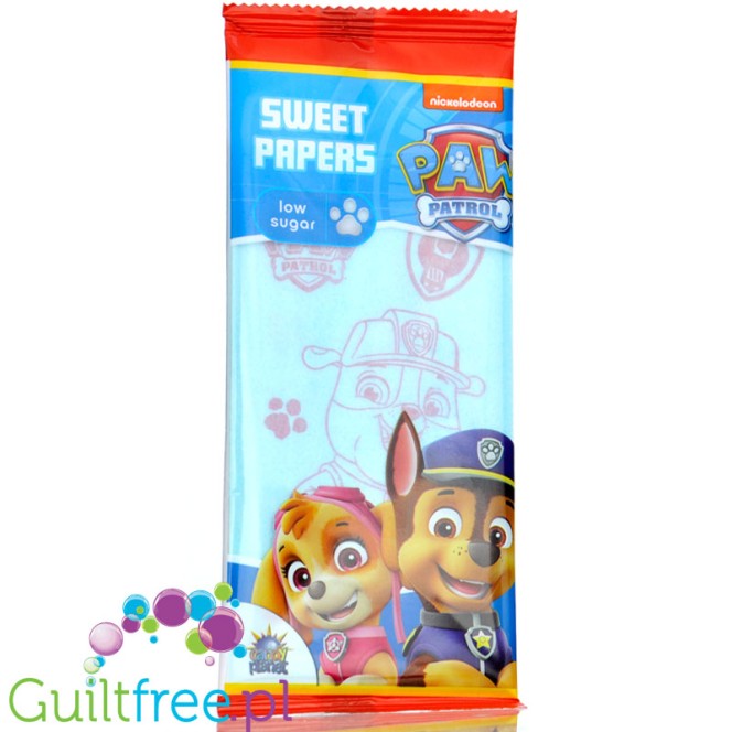 Uno Foods Sweet Papers Paw Patrol - kolorowy papier jadalny bez cukru paczka 30kcal, Psi Patrol