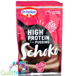 Dr Oetker High Protein Pudding Schoko - proteinowy budyń czekoladowy w proszku 20g białka