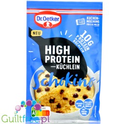 Dr Oetker High Protein Küchlein Schokino - proteinowa babeczka z kubeczka z kawałkami czekolady 10g białka