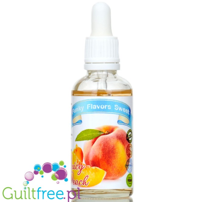 Funky Flavors Sweet Juicy Peach concentrated calorie free food flavoring