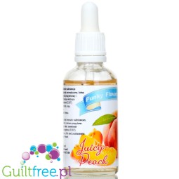 Funky Flavors Sweet Juicy Peach concentrated calorie free food flavoring