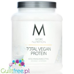 More Nutrition Total Vegan Protein Geschmacksneutral - unflavored unsweetened pure vegan protein powder