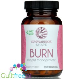 Sunwarrior Burn Weight Management - wegańskie kapsułki z Oligonol® z liczi i zielonej herbaty