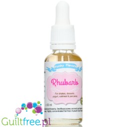 Funky Flavors Rhubarb 30ml - rhubarb flavor without sugar and fat