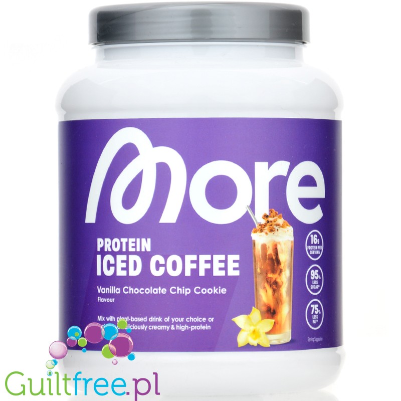 More Nutrition Protein Iced Coffee Vanilla Chocolate Chip Cookie 500g