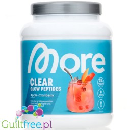 More Nutrition Clear Glow Peptides Apple-Cranberry - klarowna odżywka białkowa ze stewią z formułą dla skóry