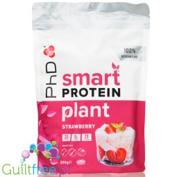 Phd Smart Plant Strawberry (Eton Mess) - wegańska odżywka białkowa, Truskawka & Bita Śmietana