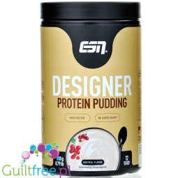 ESN Designer Protein Pudding Neutral - pudding proteinowy bez cukru i słodzików, 17g białka w porcji 103kcal