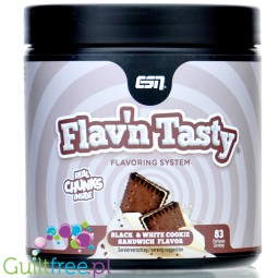 ESN Flav'N'Tasty Black & White Cookie Sandwich 250g