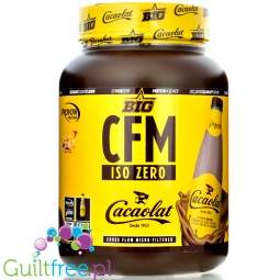 BIG® CFM ISO Zero, Cacaolat® 1kg - ekskluzywna odżywka białkowa WPI CFM Provon® 90%, smak Mleko Czekoladowe