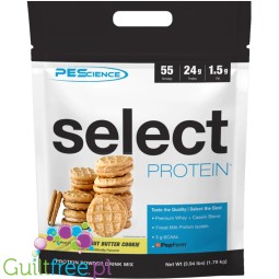 PEScience Select Protein Peanut Butter Cookie XXL 1,79kg - odżywka białkowa 24g białka w 120kcal