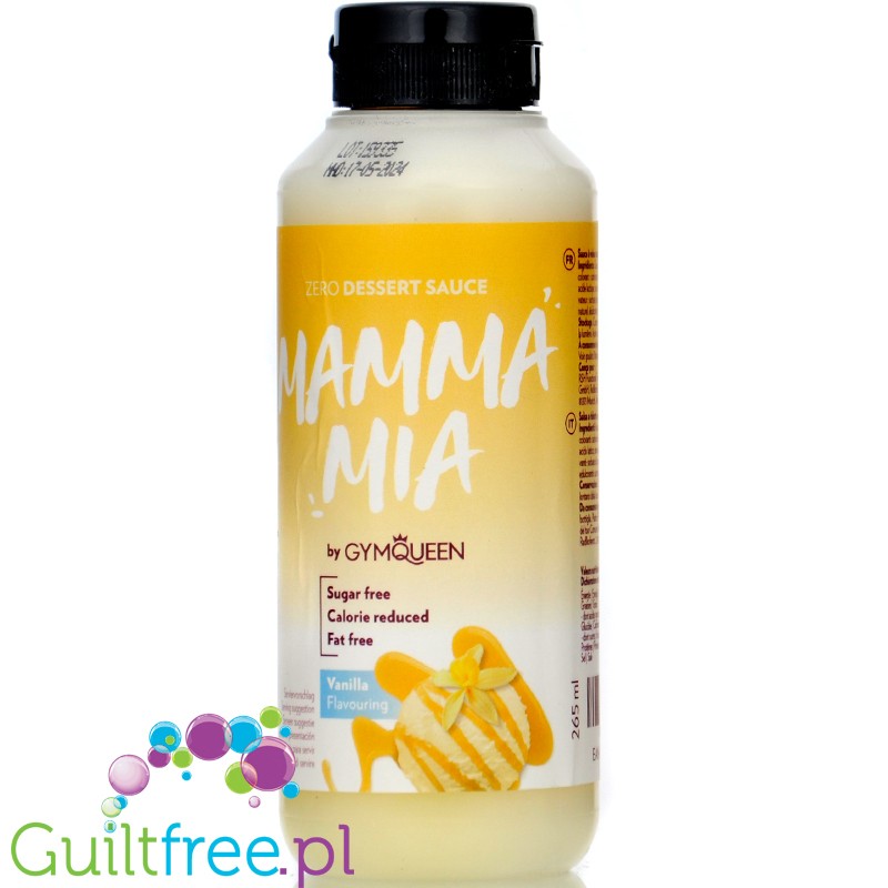 GymQueen Mamma Mia Vanilla - waniliowy syrop bez cukru i bez tłuszczu 25kcal