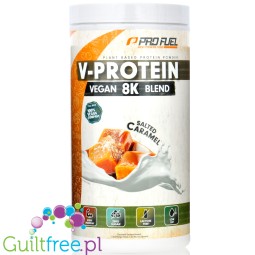 Pro Fuel V-Protein 8K Salted Caramel 750g, vegan protein powder