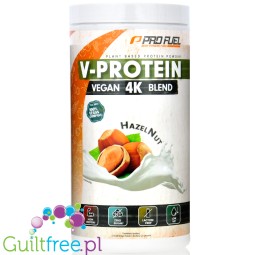 Pro Fuel V-Protein 4K Hazelnut 0,75kg - wegańska odżywka białkowa o smaku orzecha laskowego