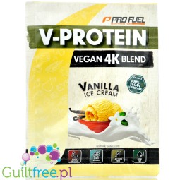 Pro Fuel V-Protein 4 K Vanilla Ice Cream 30g - wegańska odżywka o smaku proteinowa lodów waniliowych