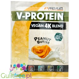 Pro Fuel V-Protein 4K Peanut Butter 30g - wegańska odżywka o smaku masła orzechowego