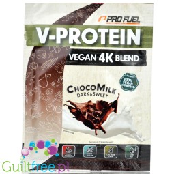 Pro Fuel V-Protein 4K Choco Milk 30g, vegan protein powder