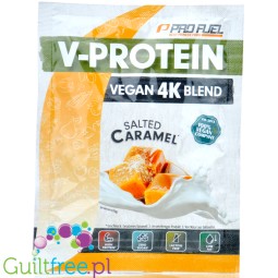 Pro Fuel V-Protein 4K Salted Caramel 30g - wegańska odżywka proteinowa o smaku solonego karmelu