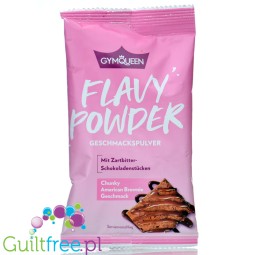 GymQueen Flavy Powder American Brownie - skoncentrowany aromat słodzący w proszku, Brownie