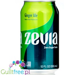 Zevia Ginger Ale natural zero calorie drink with stevia